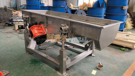 1000*2500 mm tamis à vibration linéaire en acier inoxydable 304 réglable en angle pour glaçons