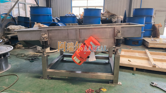 1000*2500 mm tamis à vibration linéaire en acier inoxydable 304 réglable en angle pour glaçons