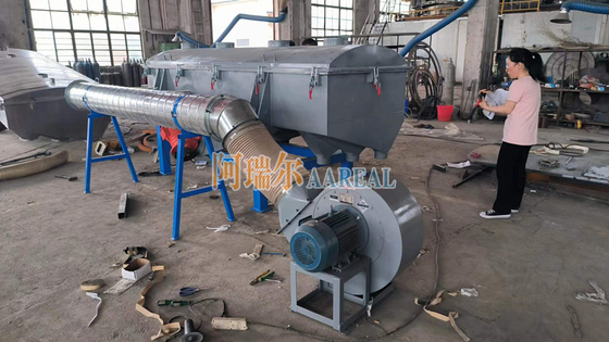 Écran de vibration linéaire refroidi à l'air de 1000*3000 mm pour détergent