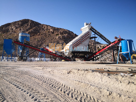2400*6000mm 3 Deck Écran à haute fréquence tamis vibrant Pour le marbre Particules de carbonate de calcium et de calcium Séparation précise entraînée par des moteurs déséquilibrés