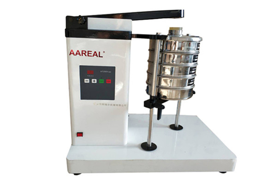 AAREAL AT200tap Test de tamisage à la serpe pour l'inspection de la taille des particules du sable de silicone abrasif en laboratoire