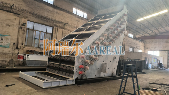 30TPH tamis vibrant à écran haute fréquence pour le vibrateur électromagnétique de sable de quartz humide