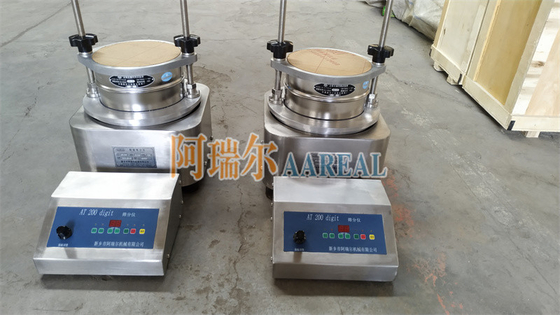 Amplitude réglable de 0 à 3 mm 0 à 99 minutes 200 mm 8 " électromagnétique vibratoire tamis à tamis pour l'inspection de granularité de laboratoire Mouvement tridimensionnel