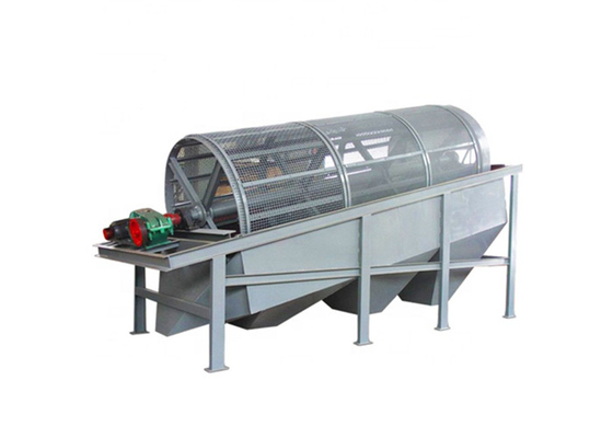 Machines à séparer les écran de tambour en acier inoxydable 316l pour les copeaux de bois