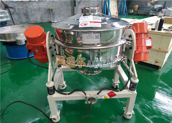 Flux de qualité alimentaire à travers la machine à écran vibrant en ligne SUS 400 mm
