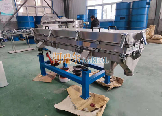 Filtre à vibration linéaire en acier inoxydable à plusieurs niveaux de 1200*2000 mm pour épices et herbes