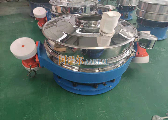 Écran de vibration en ligne à faible profilé en acier inoxydable 304 à haute performance de 400 mm à 1500 mm pour le matériel de batterie au lithium revêtu de carbure de téflon