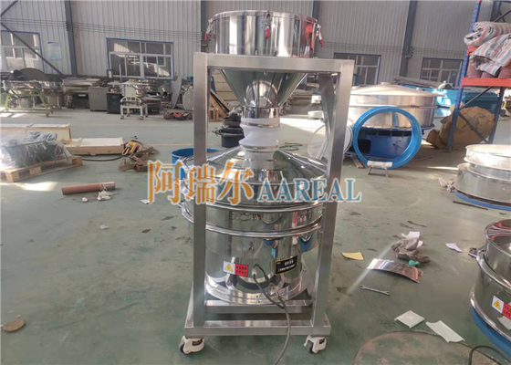 Grade alimentaire tout en une machine à tamisage vibrant avec dépistage d'alimentation et élimination du fer