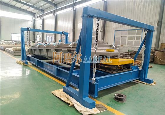 Machine à écran rotatif Rotex acier inoxydable 3 couverts 1800 * 4000mm boules de silicone Nettoyage de la maille