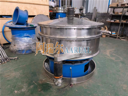 Écran de vibration rotatif de type hermétique en acier inoxydable de 1000 mm pour poudre magnétique NdFeB Permanet