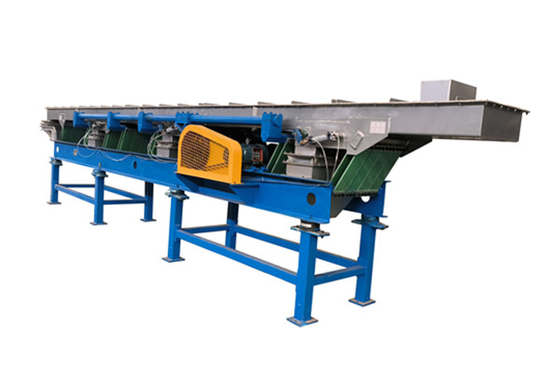 Convecteur vibrant excentrique en acier inoxydable à feuille de ressort pour le transport du sel