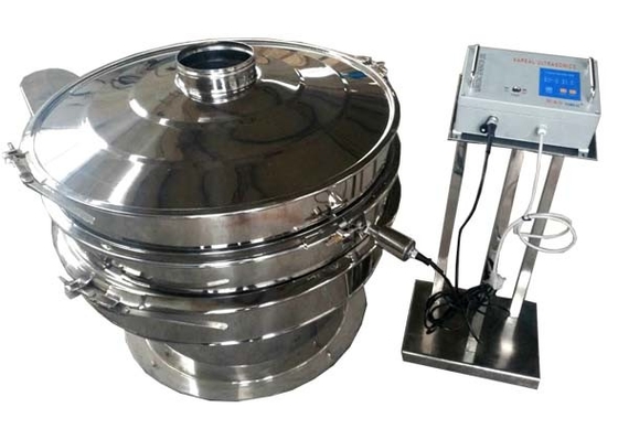 Écran à vibration rotative à haute fréquence de 220 V à 50 Hz, séparateur à ultrasons rond