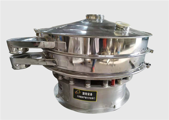 Machine de tamisage à écran rotatif vibrant en acier inoxydable pour la farine de pain en poudre