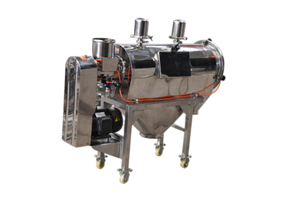 Écran de débit d'air horizontal Écran rotatif à tamisage centrifuge pour poudre de plantes
