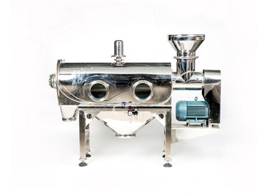 Écran à débit d'air horizontal à tamisage rotatif centrifuge pour poudre cosmétique