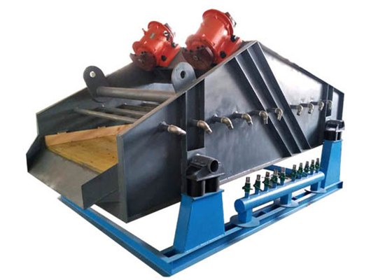 Machine de dépistage du sable pour l'exploitation minière à écran rectangulaire vibrant de haute résistance