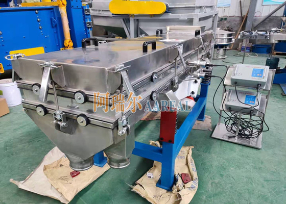 Filtre à vibration linéaire pour engrais à grains à ultrasons