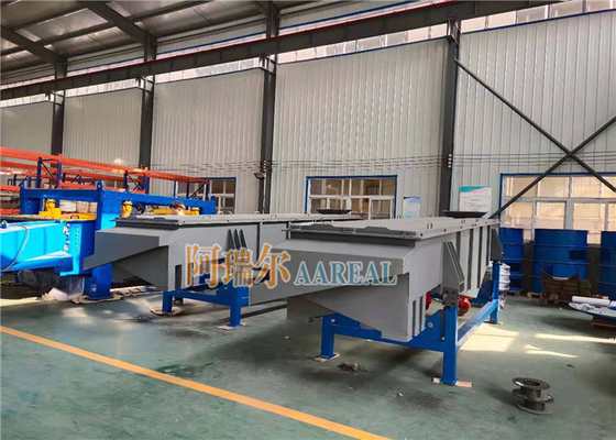 Filtre à vibration linéaire en acier au carbone pour le criblage des grains de graphite amorphe Graphite granulaire