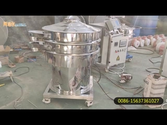 Écrans filtrants rotatifs de peinture en poudre solide séparateur d'écran vibrant rond